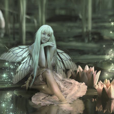 Схема вышивки «речная фея»