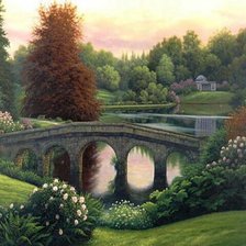 Схема вышивки «парк»