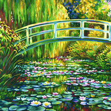 Схема вышивки «Мостик»