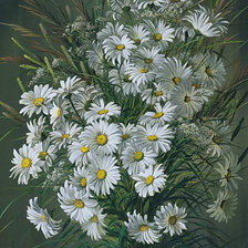 Схема вышивки «Ромашки»