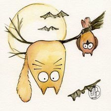 Схема вышивки «Серия"Коты"художницы Марии Ван Брюгген»