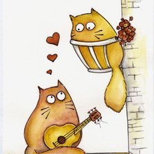 Схема вышивки «Серия"Коты"художницы Марии Ван Брюгген»