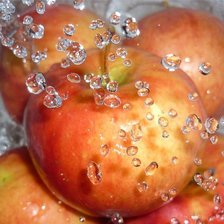 Схема вышивки «Капли на яблоках»