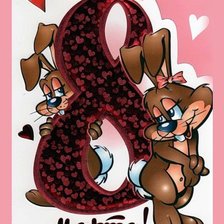 Схема вышивки «8 марта 4»