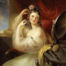 Схема вышивки «женщина»