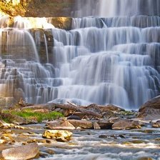 Схема вышивки «Водопад»