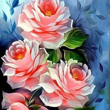 Схема вышивки «Розы»