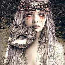 Схема вышивки «вампир»