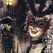 Схема вышивки «вампир»