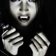 Схема вышивки «вампир»