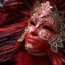 Схема вышивки «Маска»