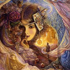 Схема вышивки «Гадалка, Магия»