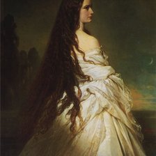 Схема вышивки «красавица сисси»