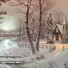 зимний вечер