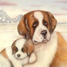 Схема вышивки «домашние любимцы»