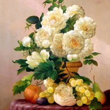 Схема вышивки «натюрморт»