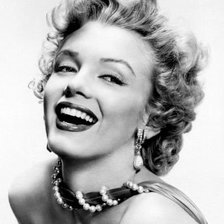 Схема вышивки «Мэрилин Монро»