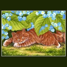 Схема вышивки «Илькин Рыжик»