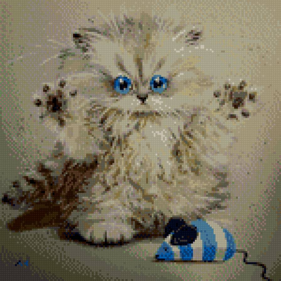 Кошки мышки - котики, мыши, кошки, котята - предпросмотр