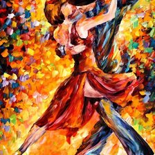 Схема вышивки «танец»