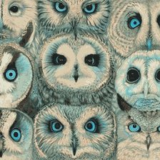 Схема вышивки «Совушки»