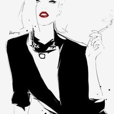 Схема вышивки «Гламур 3»