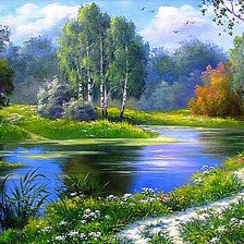 Схема вышивки «Тропинка»