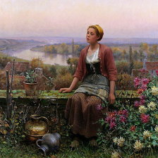 Схема вышивки «Цветочница»