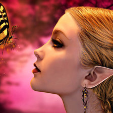 Схема вышивки «фея»