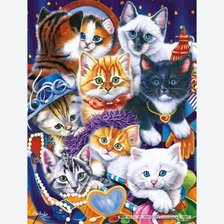 Схема вышивки «мы такие разные»