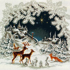 Схема вышивки «Зима»