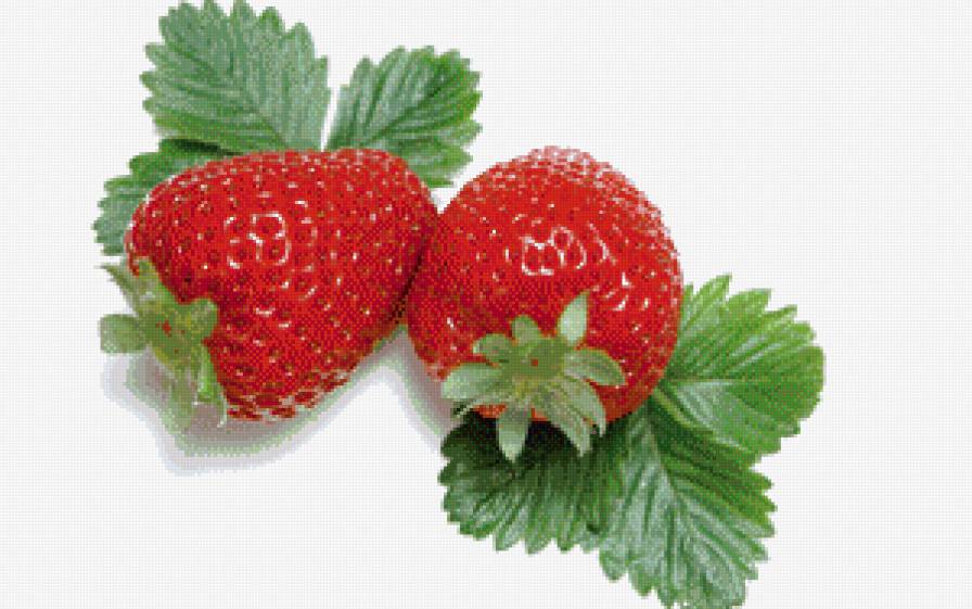 Пара клубничек - фрукты, натюрморт, ягоды - предпросмотр