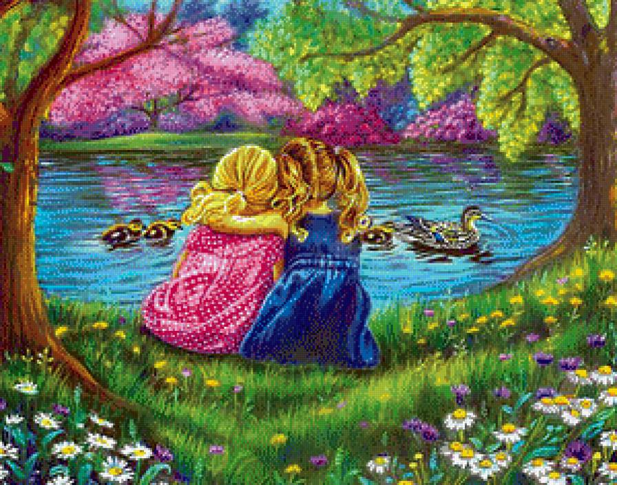 Подружки - дети, малыши - предпросмотр