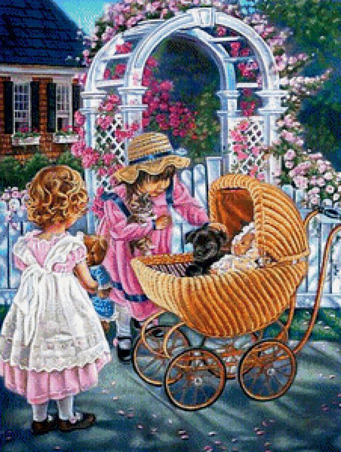 Маленькие мамы - дети, малыши - предпросмотр