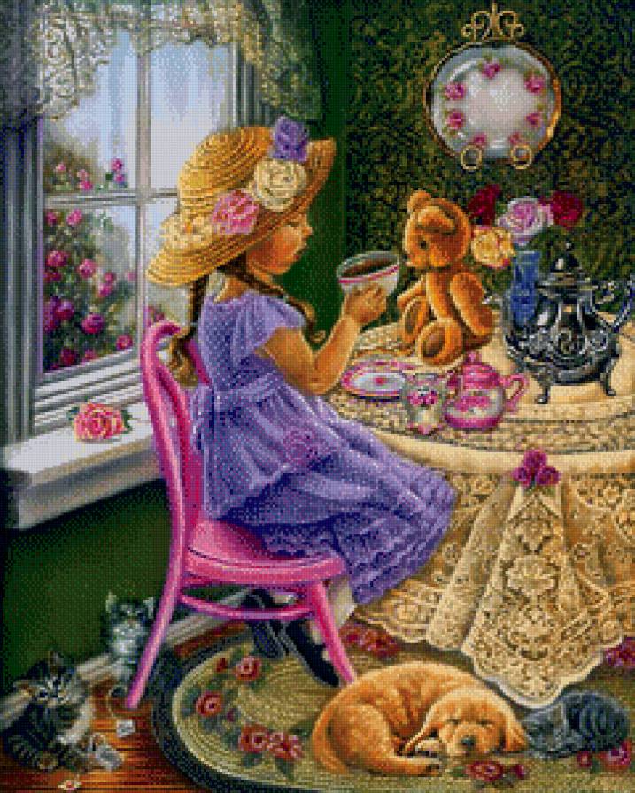 Чаепитие - дети, малыши - предпросмотр