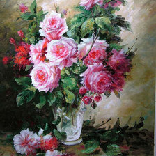 Схема вышивки «розы»