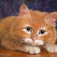 Схема вышивки «рыженький»