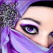 Схема вышивки «взгляд»