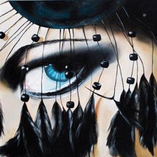 Схема вышивки «Взгляд»