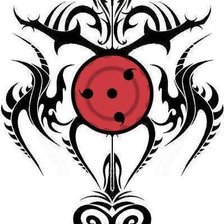 Схема вышивки «Шаринган»