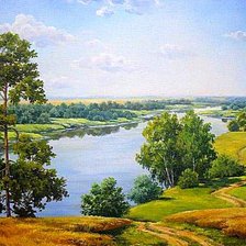 Схема вышивки «Родная природа»