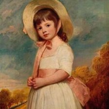 Схема вышивки «девочка»