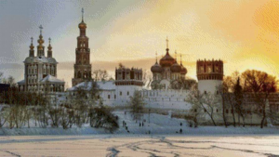 монастырь - монастырь, пейзаж, церковь, фото - предпросмотр