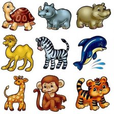 Схема вышивки «животные»