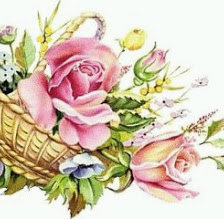 Схема вышивки «Цветы в корзине»