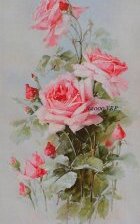 Схема вышивки «Букет роз»