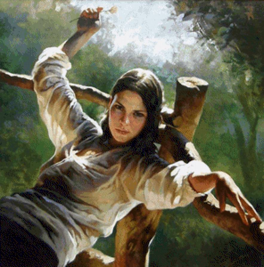 лето - лето, природа, девушка, отдых, женский образ - предпросмотр