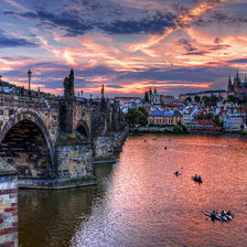 Схема вышивки «Карлов мост»