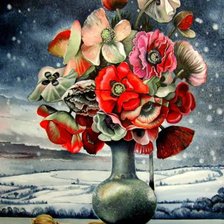 Схема вышивки «букет»