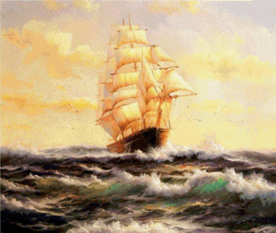 золотые паруса2 - море корабль - предпросмотр